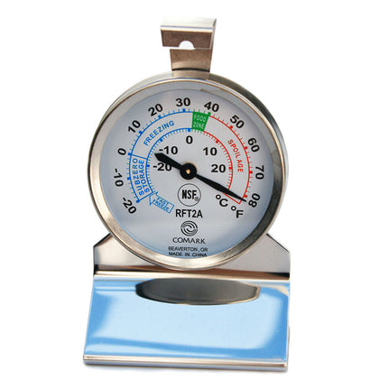 Nhiệt Kế Tủ Lạnh Tủ Đông Comark RFT2AK Inox -20 Đến 80F