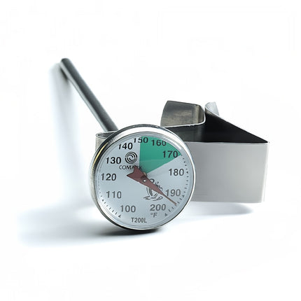 Nhiệt Kế Bỏ Túi Cà Phê Espresso Comark T200L Mặt Đồng Hồ 2.5 cm Que 12.7 cm, 100 Đến 200 Độ F