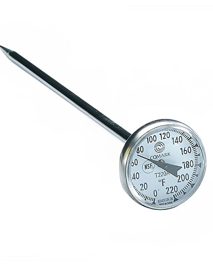 Nhiệt Kế Bỏ Túi Mặt Số Comark T220A/BOXED 2.5 cm Que Đo 12.7 cm, 0 Đến 220 Độ F