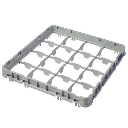 Ngăn nối giá đựng ly 16 ngăn màu xám Cambro Camrack 16E2151 cỡ đầy đủ