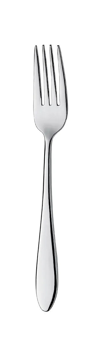 (12 Cái) Nĩa Tráng Miệng - GGM Gastro Leandro - Thép Không Gỉ 18/10 - 161mm