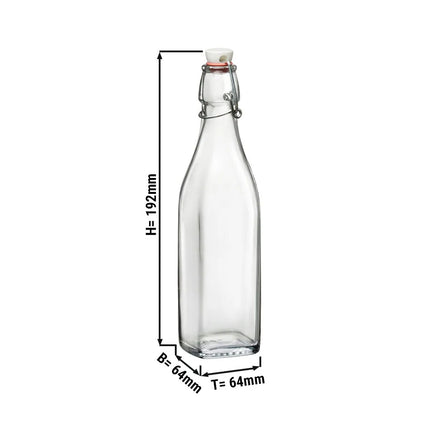 (12 pcs) Bormioli Rocco | Glass GGM Gastro Swing Top Bottle - Swing - 250ml