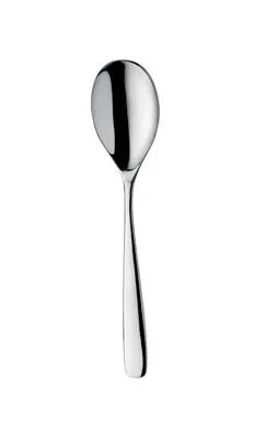 (12 pcs) Dessert spoon GGM Gastro Aleria - 18/10 stainless steel - 207mm - Mirror