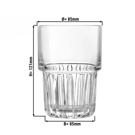 (12 pcs) Hi Ball Glass - GGM Gastro EVEREST - 414 ml - Clear