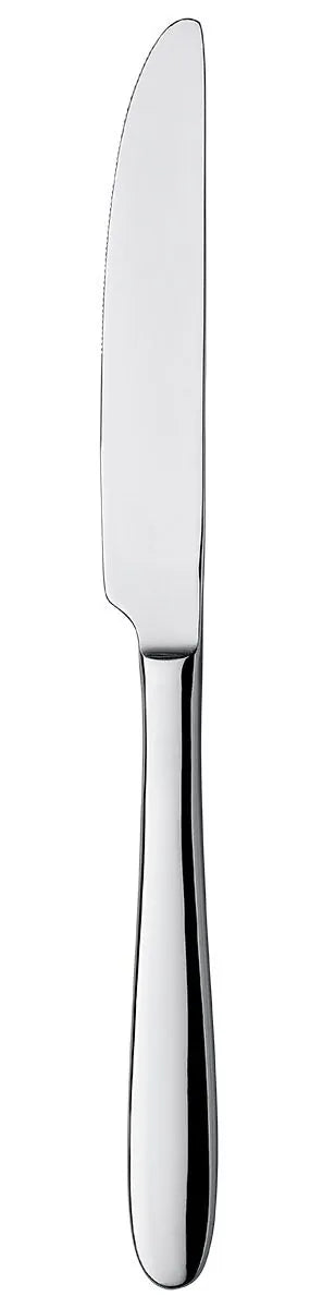(12 pcs) Table knife GGM Gastro Leandro - 13/0 stainless steel - 236mm - Mirror