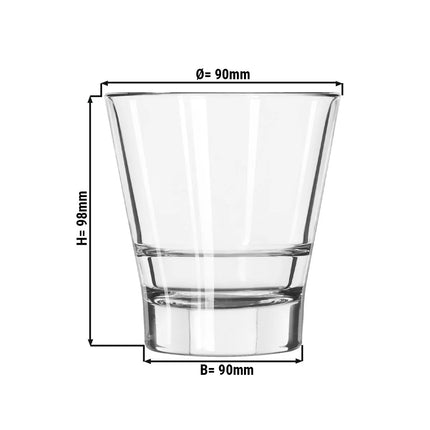 (12 pcs) Tumbler - GGM Gastro Gilde - 266 ml - Clear