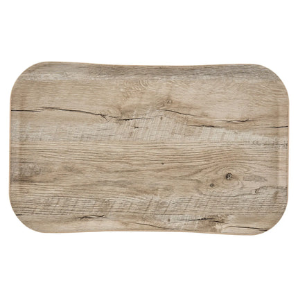 (12 pieces) CAMBRO | CENTURY™ Fibreglass Serving Tray – GN 1/1 530×325 mm – Light Oak Wood Effect