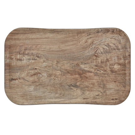 (12 pieces) CAMBRO | CENTURY™ Fibreglass Serving Tray – GN 1/1 530×325 mm – Light Olive Wood Effect