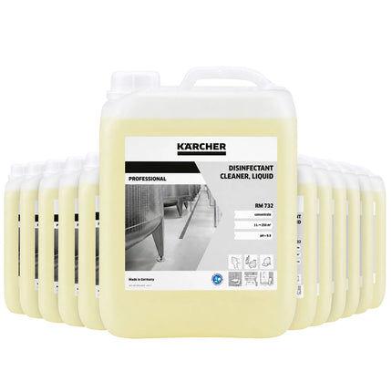 (12 pieces) Kärcher disinfectant cleaner RM 732 - liquid - 5 liters