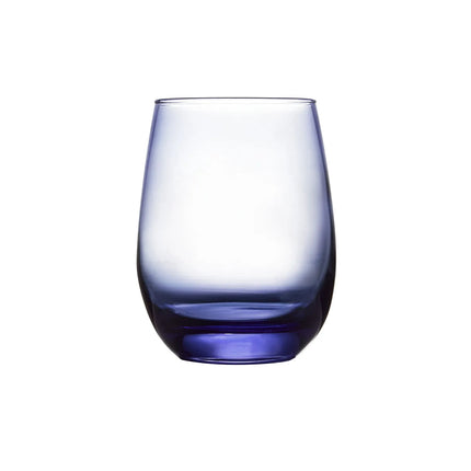(12 pieces) LIBBEY | STEMLESS - Wine glass - 451ml - Blue