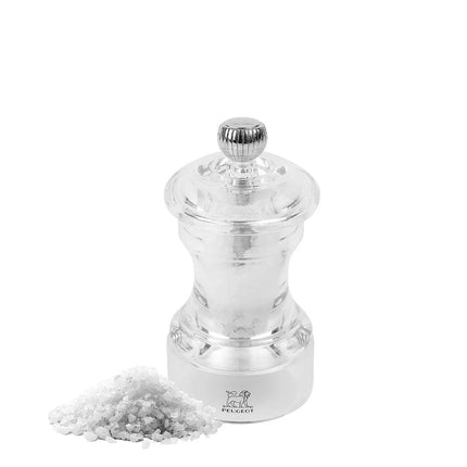 (12 pieces) PEUGEOT| Bistro Salt Mill – 10 cm - Hardened Steel - Ø4 mm Salt - No Sea Salt