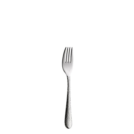 (12 pieces) WMF | Sitello Cake Fork – 18/10 Stainless Steel - 212 mm - Polished - Hammered Finish