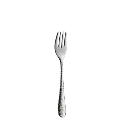 (12 pieces) WMF | Sitello Fish Fork – 18/10 Stainless Steel - 185 mm - Polished - Hammered Finish