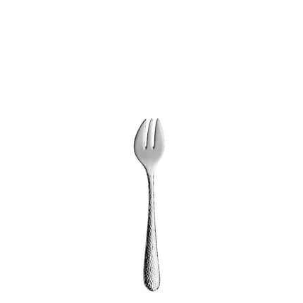 (12 pieces) WMF | Sitello Oyster Fork – 18/10 Stainless Steel - 147 mm - Polished - Hammered Finish