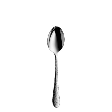 (12 pieces) WMF | Sitello Starter/Dessert Spoon – 18/10 Stainless Steel - 190 mm - Polished - Hammered Finish