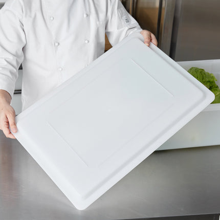 Nắp hộp đựng thực phẩm nhựa polyethylene Rubbermaid FG350200WHT 66 x 46 cm màu trắng