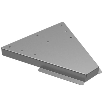Ray hứng nước quầy bar góc trong 45 độ thép không gỉ Advance Tabco DRKC-45-IC