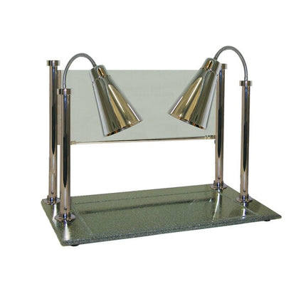 Trạm lọc thịt Hanson Heat Lamps CD/900/ST/CH đèn đơn đôi inox 51 x 91 cm chao 900 Series đế đá granite tổng hợp kèm kính