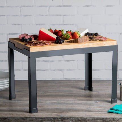 Kệ khối gỗ thớt khung sơn tĩnh điện đen TableCraft BBR181212 47 x 32 x 30 cm