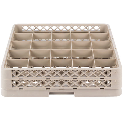 Giá đựng ly 25 ngăn màu be Vollrath Traex® TR13BB cỡ đầy đủ cao 9 cm kèm 2 ngăn nối