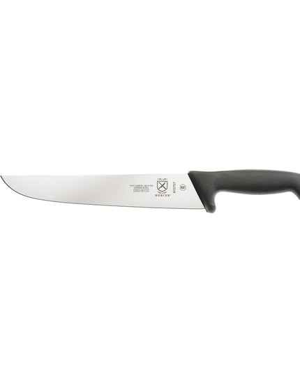 Dao Làm Thịt Châu Âu Mercer Culinary M13707 26cm Cán Nylon Cứng Đen Thép Đức Carbon Cao