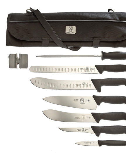 Bộ Dụng Cụ BBQ Tối Ưu Mercer Culinary M13752 9 Món Túi Cuộn