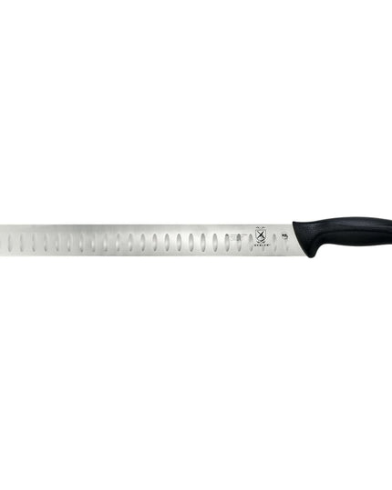 Dao Thái Granton Mercer Culinary M13914 35.6 cm Cán Santoprene®/Polypropylene Đen Thép Carbon Nhật Bản