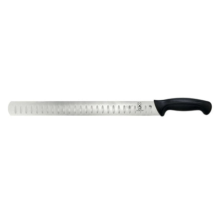 Dao Thái Granton Mercer Culinary M13914 35.6 cm Cán Santoprene®/Polypropylene Đen Thép Carbon Nhật Bản