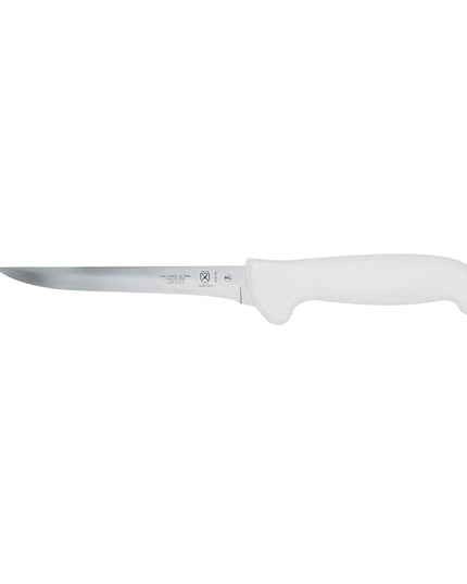 Mercer Culinary M18100 Dao Rọc Thịt 15.2 cm Cán Polypropylene Trắng, Thép Carbon Cao Nhật Bản