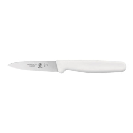 Dao Gọt Mercer Culinary M18170 7.6 cm Tay Cầm Polypropylene Trắng, Thép Carbon Cao Nhật Bản