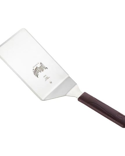 Xẻng Lật Mercer Culinary M18290 15.2x12.7 cm Tay Cầm Nylon Đỏ Thép Không Gỉ