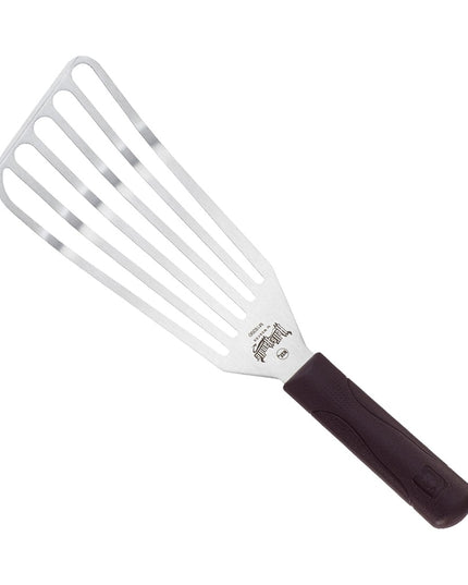 Xẻng Lật Cá Có Rãnh Mercer Culinary M18390 22.9 cm Tay Cầm Nylon Đỏ Thép Không Gỉ