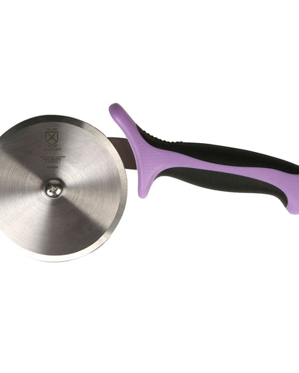 Dao Cắt Pizza Mercer Culinary M18604PU 10.2cm Tay Cầm Santoprene®/Polypropylene Tím Thép Nhật Carbon Cao