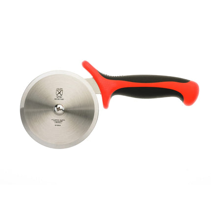 Dao Cắt Pizza Mercer Culinary M18604RD 10.2 cm Cán Santoprene®/Polypropylene Đỏ, Thép Cacbon Cao Nhật Bản