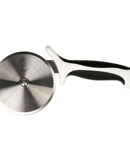 Dao Cắt Pizza Mercer Culinary M18604WH 10.2 cm Cán Santoprene®/Polypropylene Trắng, Thép Cacbon Cao Nhật Bản