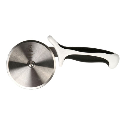 Dao Cắt Pizza Mercer Culinary M18604WH 10.2 cm Cán Santoprene®/Polypropylene Trắng, Thép Cacbon Cao Nhật Bản