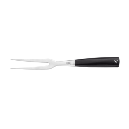 Nĩa Cắt Thịt Mercer Culinary M19015 15.9 cm Tay Cầm POM Đen Thép Đức Carbon Cao