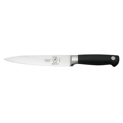 Dao Phi Lê Dẻo Mercer Culinary M20307 17.8 cm Cán Santoprene® Đen Chống Trượt Thép Đức Carbon Cao
