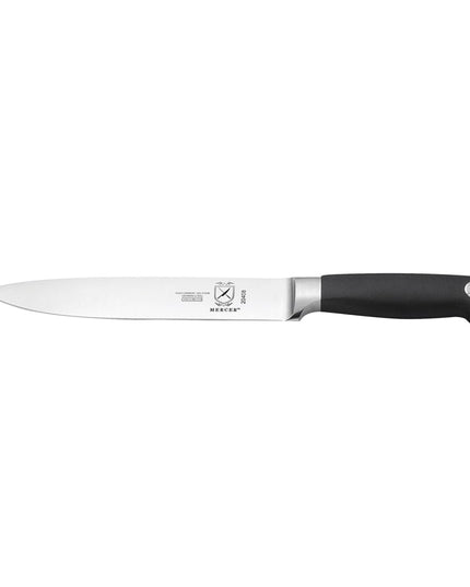 Dao Khắc Mercer Culinary M20408 20.3 cm Cán Santoprene® Đen Chống Trượt Thép Đức Carbon Cao