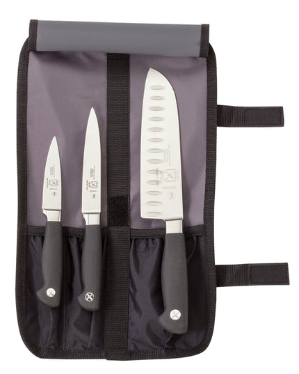 Bộ Dao Khởi Đầu Mercer Culinary M21910 4 Món Kèm Túi Cuộn Chắc Chắn