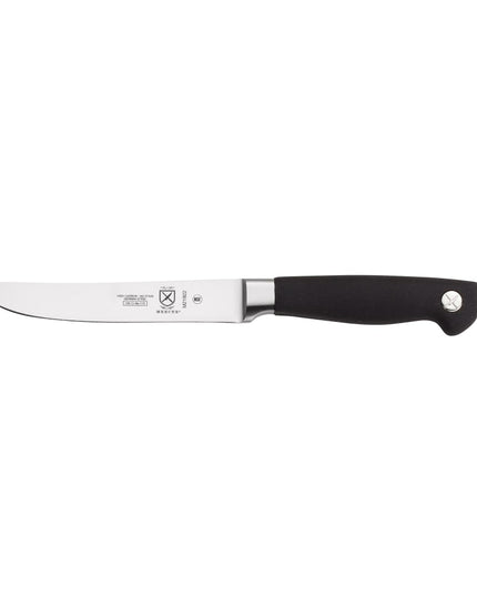 Dao Steak Thẳng Mercer Culinary M21922 12.7cm Cán Santoprene® Chống Trượt Đen Thép Carbon Đức