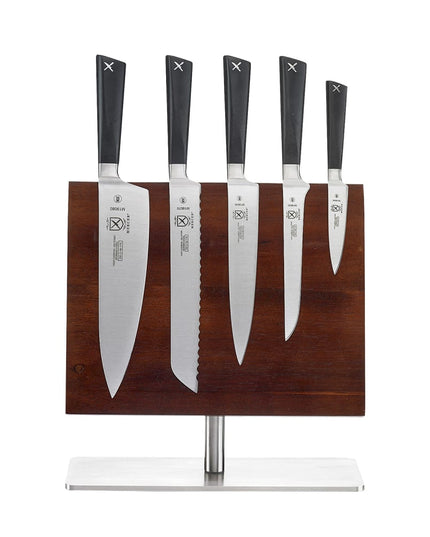 Bộ Dao 6 Món Mercer Culinary M21944 Bảng Nam Châm Gỗ Acacia