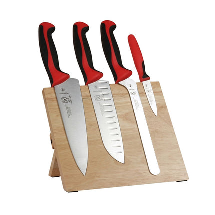 Bộ Dao 5 Món Mercer Culinary M21980RD Bảng Nam Châm Gỗ Cao Su