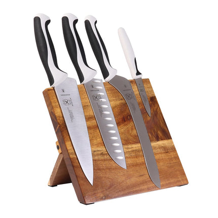 Bộ Dao Mercer Culinary M21982WBH 5 Món Kèm Bảng Nam Châm Gỗ Acacia