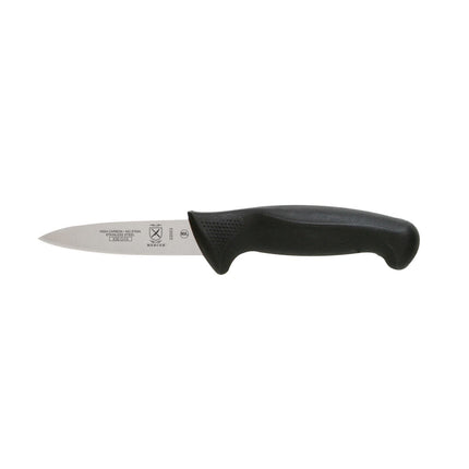 Dao Gọt Mercer Culinary M22003 8.9 cm Tay Cầm Santoprene®/Polypropylene Đen, Thép Carbon Cao Nhật Bản