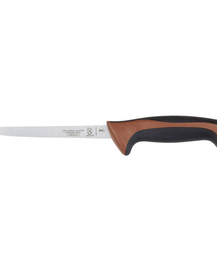 Dao Rọc Xương Mercer Culinary M22206BR 15.2 cm Cán Santoprene®/Polypropylene Màu Nâu, Thép Carbon Cao Nhật Bản