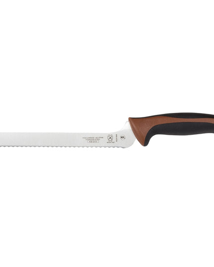 Dao Cắt Bánh Mì Mercer Culinary M22418BR 20.3 cm Tay Cầm Santoprene®/Polypropylene Nâu Thép Carbon Nhật Bản