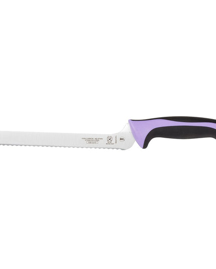 Dao Cắt Bánh Mì Mercer Culinary M22418PU 20.3 cm Tay Cầm Santoprene®/Polypropylene Tím Thép Carbon Nhật Bản
