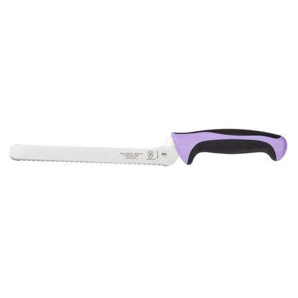 Dao Cắt Bánh Mì Mercer Culinary M22418PU 20.3 cm Tay Cầm Santoprene®/Polypropylene Tím Thép Carbon Nhật Bản