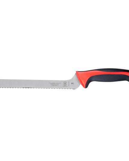 Dao Cắt Bánh Mì Mercer Culinary M22418RD 20.3 cm Tay Cầm Santoprene®/Polypropylene Đỏ Thép Carbon Nhật Bản